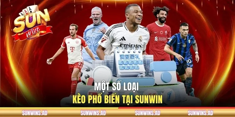Kèo Châu Âu SUNWIN - Cách Đọc Tỷ Lệ Và Chọn Cửa Chuẩn Xác 2 Một số loại kèo phổ biến tại SUNWIN